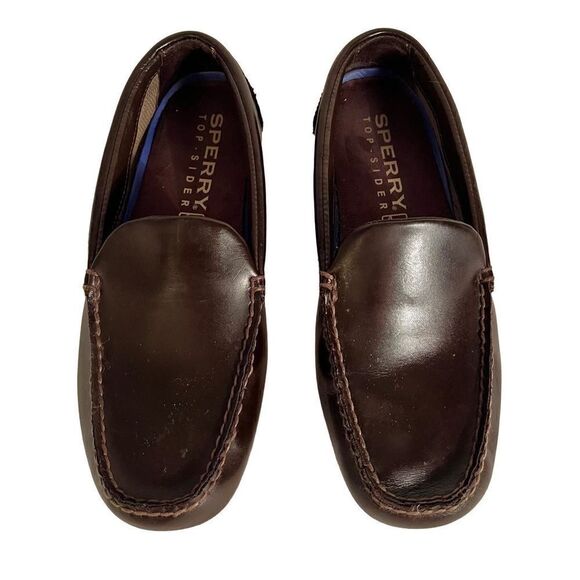 Sperry’s Men's Davenport Brown Venetian Driving Loafer Sz 8.5 Actor Wore On TV - Picture 1 of 10